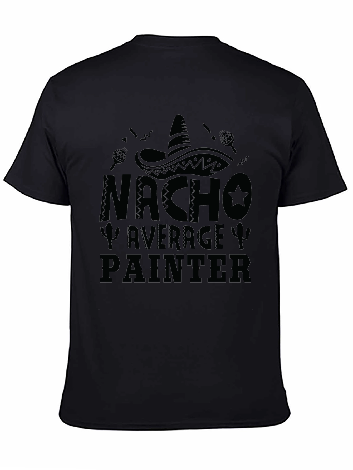 Nacho Average Painter Graphic T-Shirt