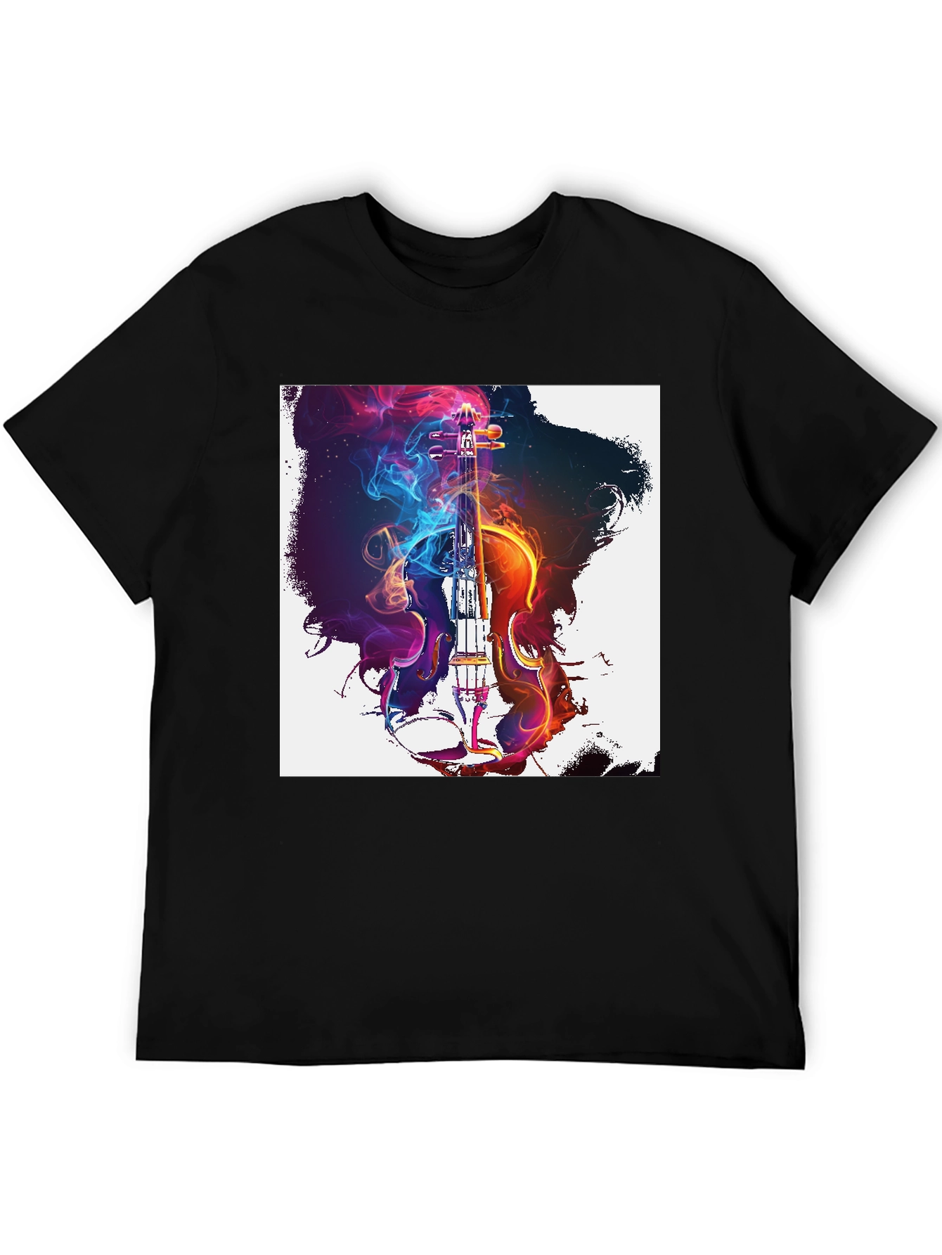 Violin Art Graphic T-Shirt - Musicians Tee
