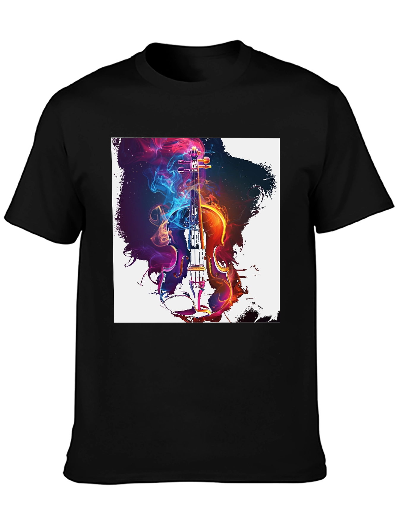 Violin Art Graphic T-Shirt - Musicians Tee