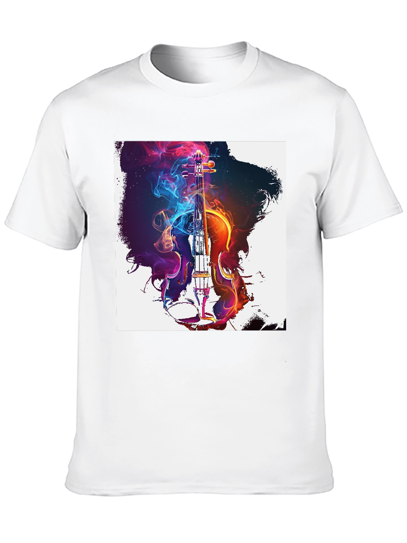 Violin Art Graphic T-Shirt - Musicians Tee