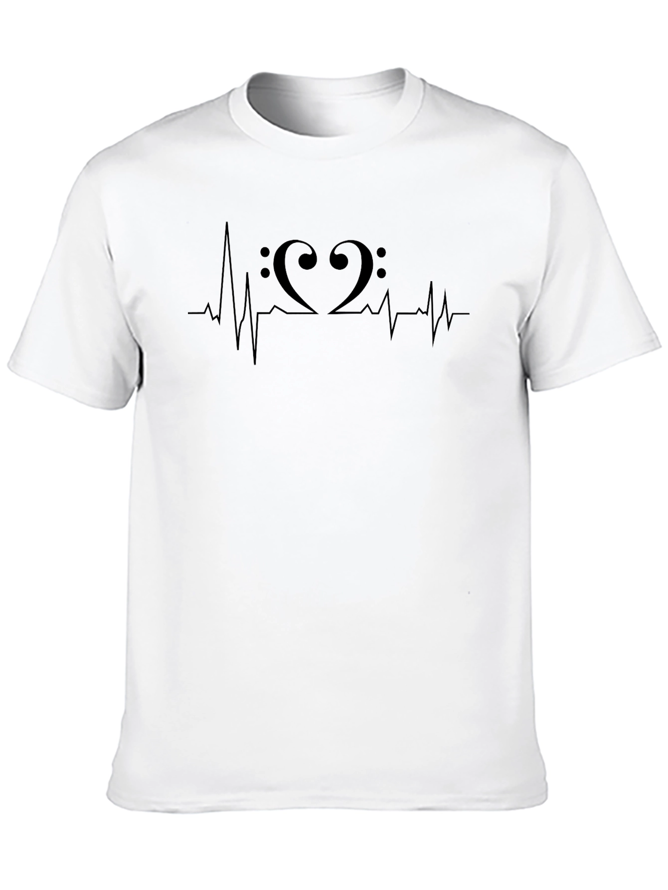 Musical Heartbeat Crew Neck T-Shirt