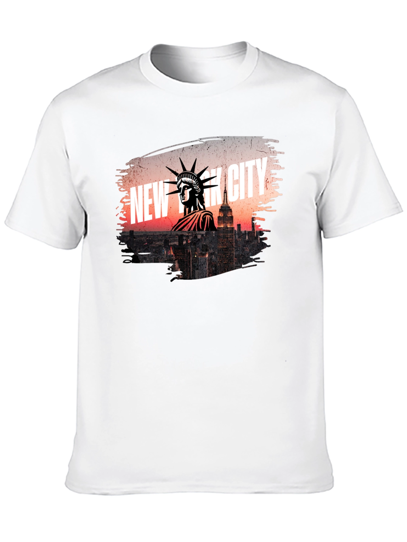New York City Statue of Liberty Graphic T-Shirt