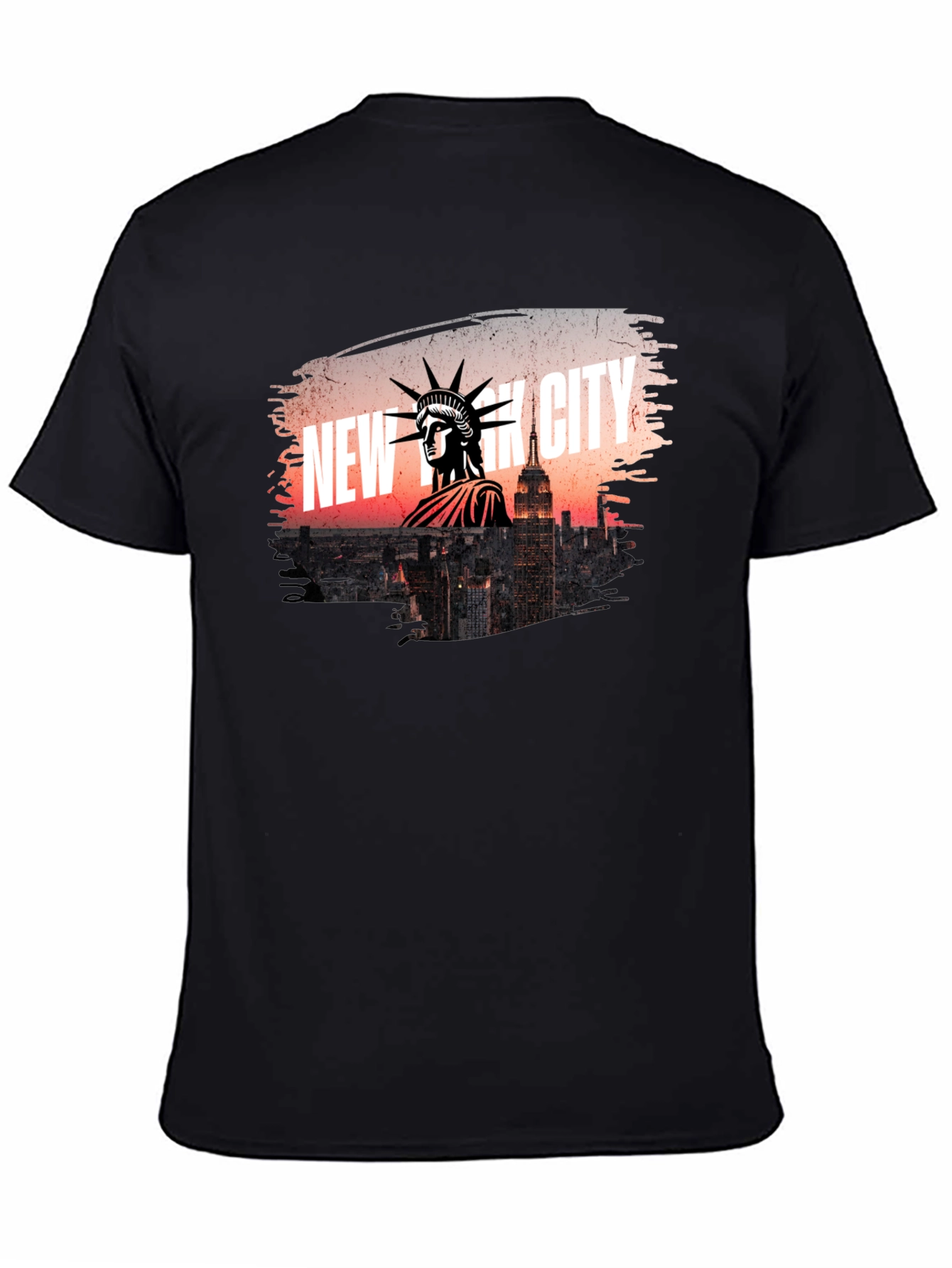 New York City Statue of Liberty Graphic T-Shirt