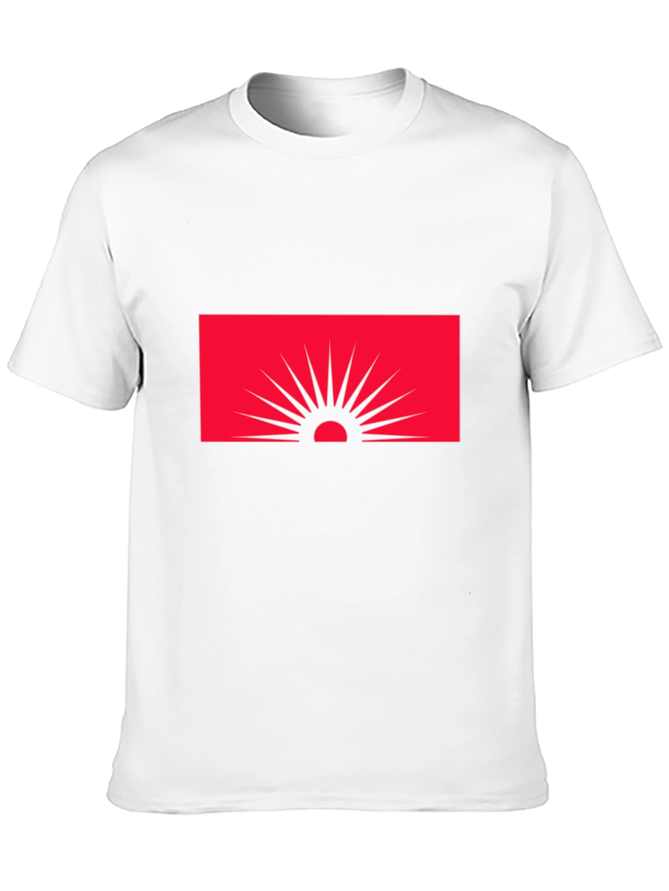 Sunset Graphic Tee - Modern Black T-Shirt