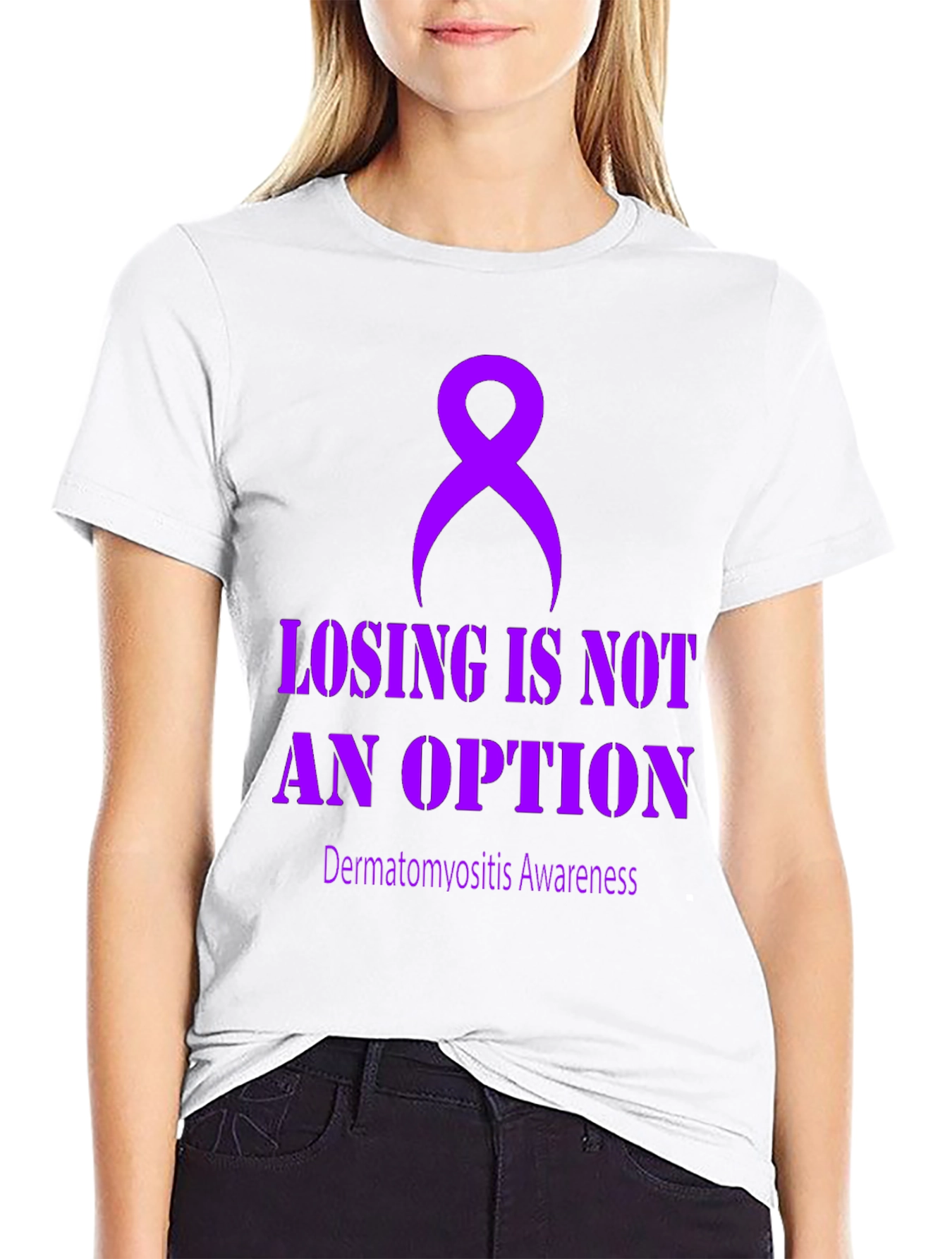 Dermatomyositis Awareness Tee - Losing is Not an Option