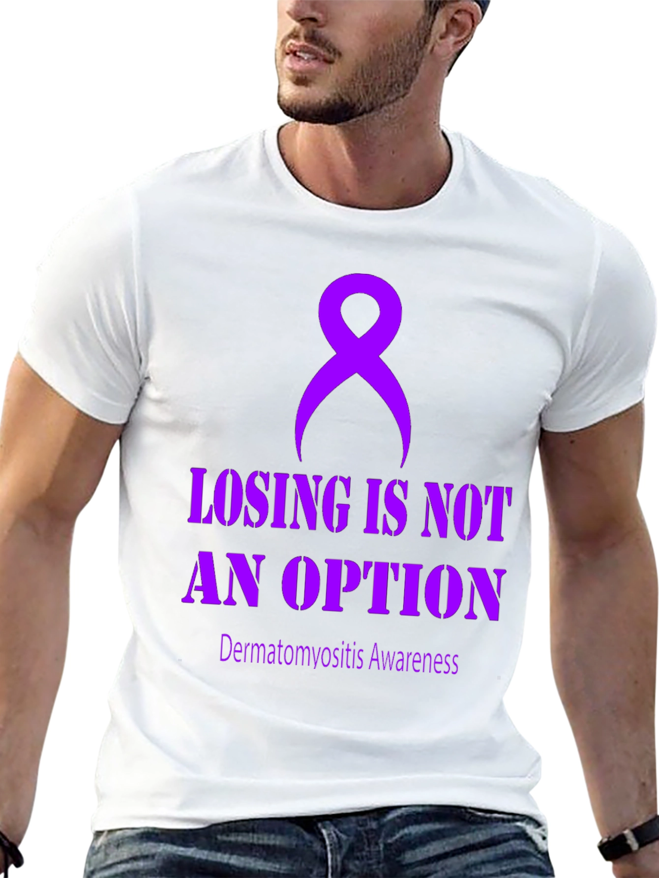 Dermatomyositis Awareness Tee - Losing is Not an Option