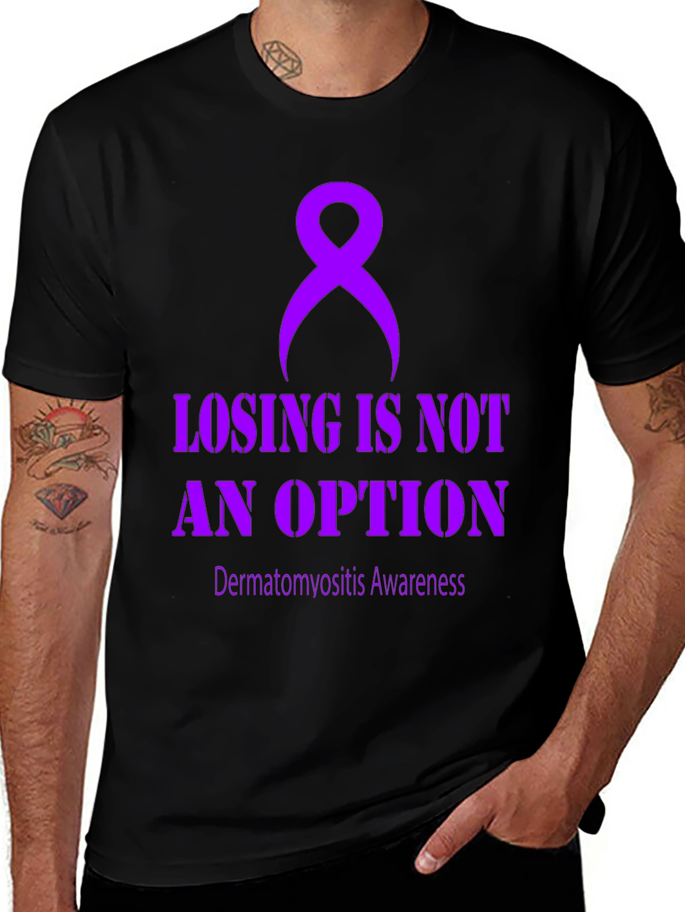 Dermatomyositis Awareness Tee - Losing is Not an Option