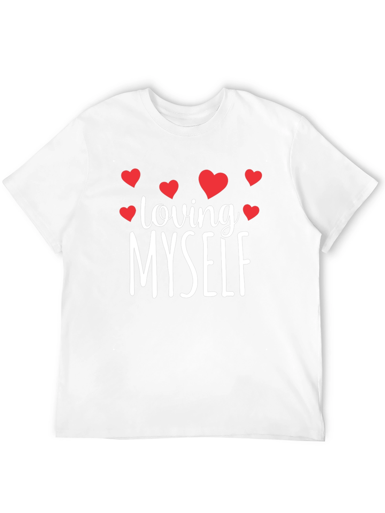 Loving Myself Graphic Tee - Black T-Shirt