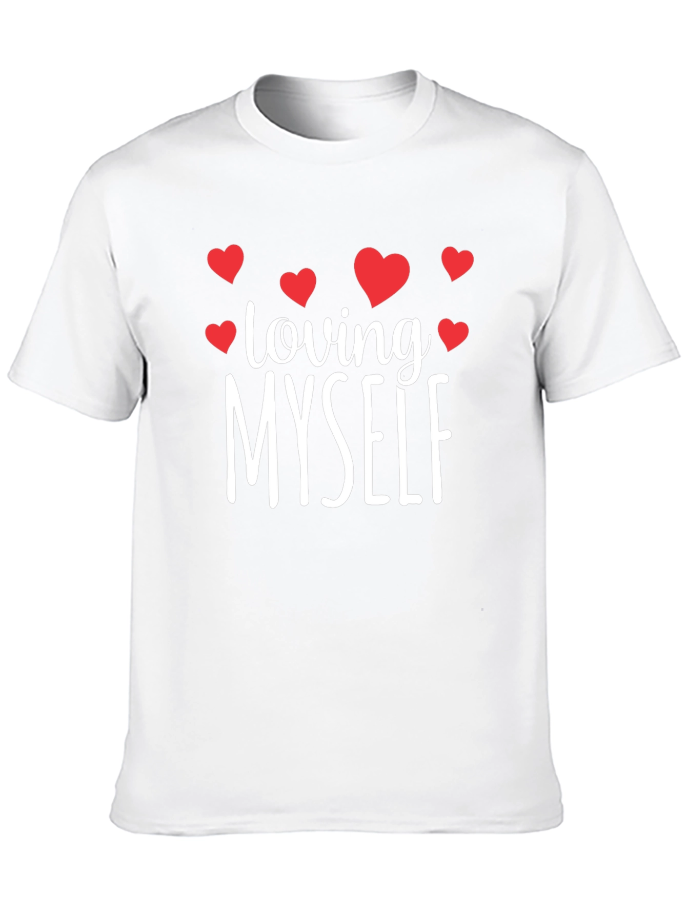 Loving Myself Graphic Tee - Black T-Shirt