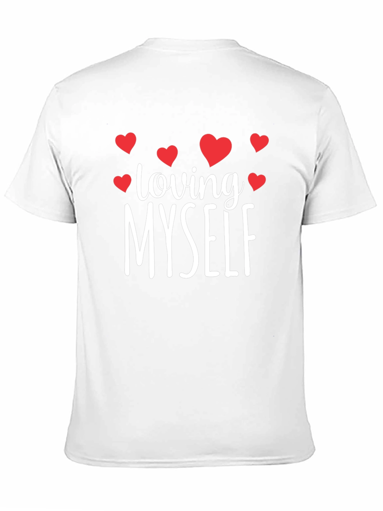 Loving Myself Graphic Tee - Black T-Shirt