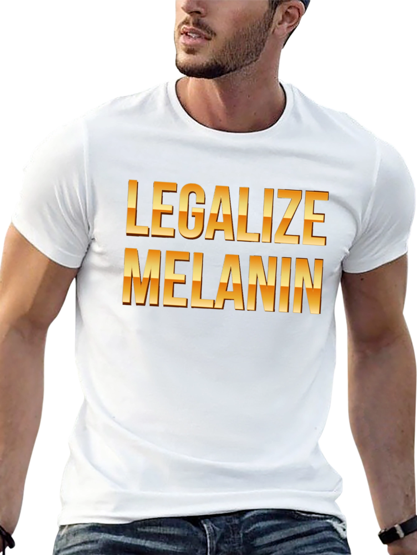 Legalize Melanin Black Graphic Tee