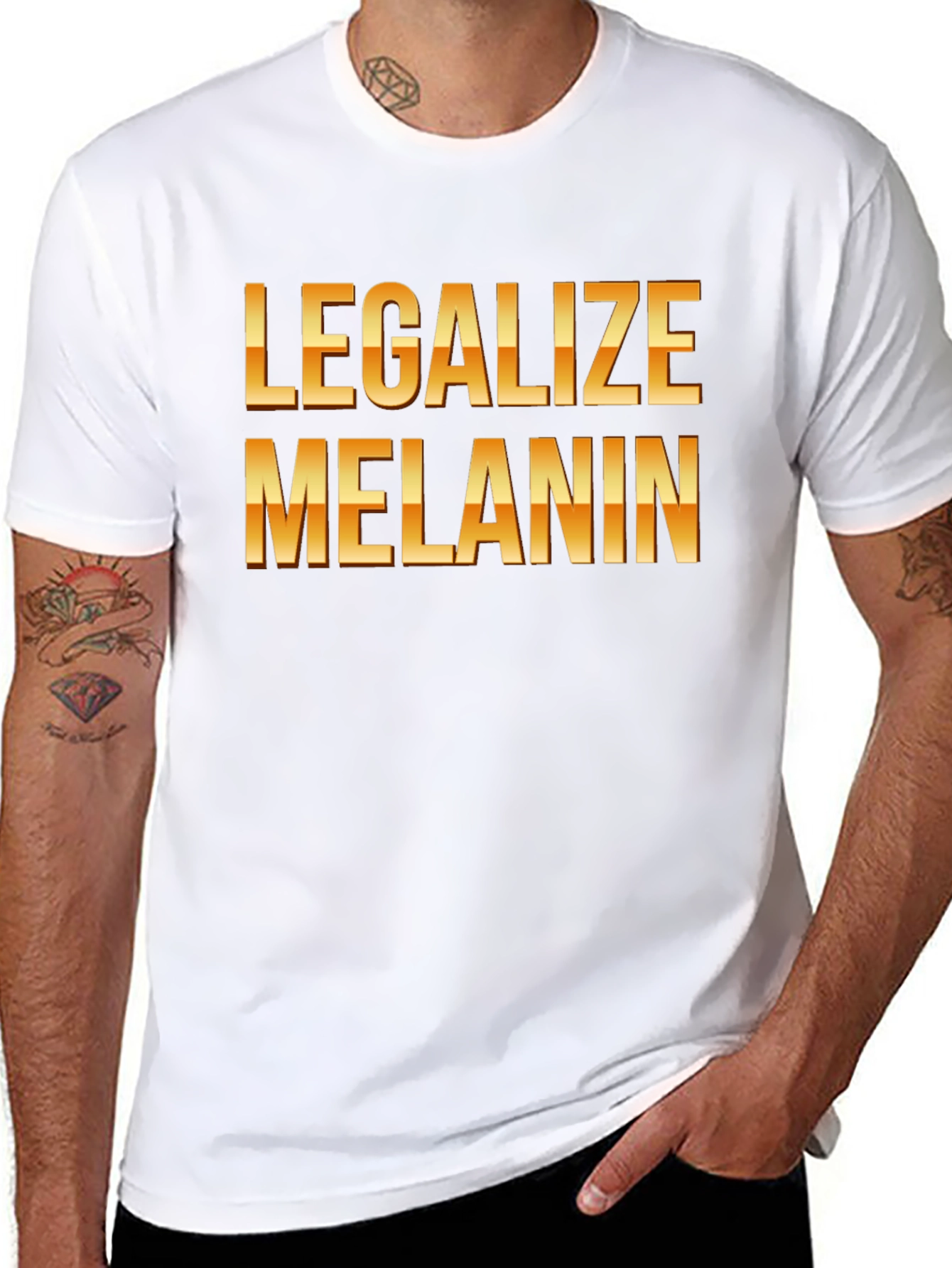 Legalize Melanin Black Graphic Tee