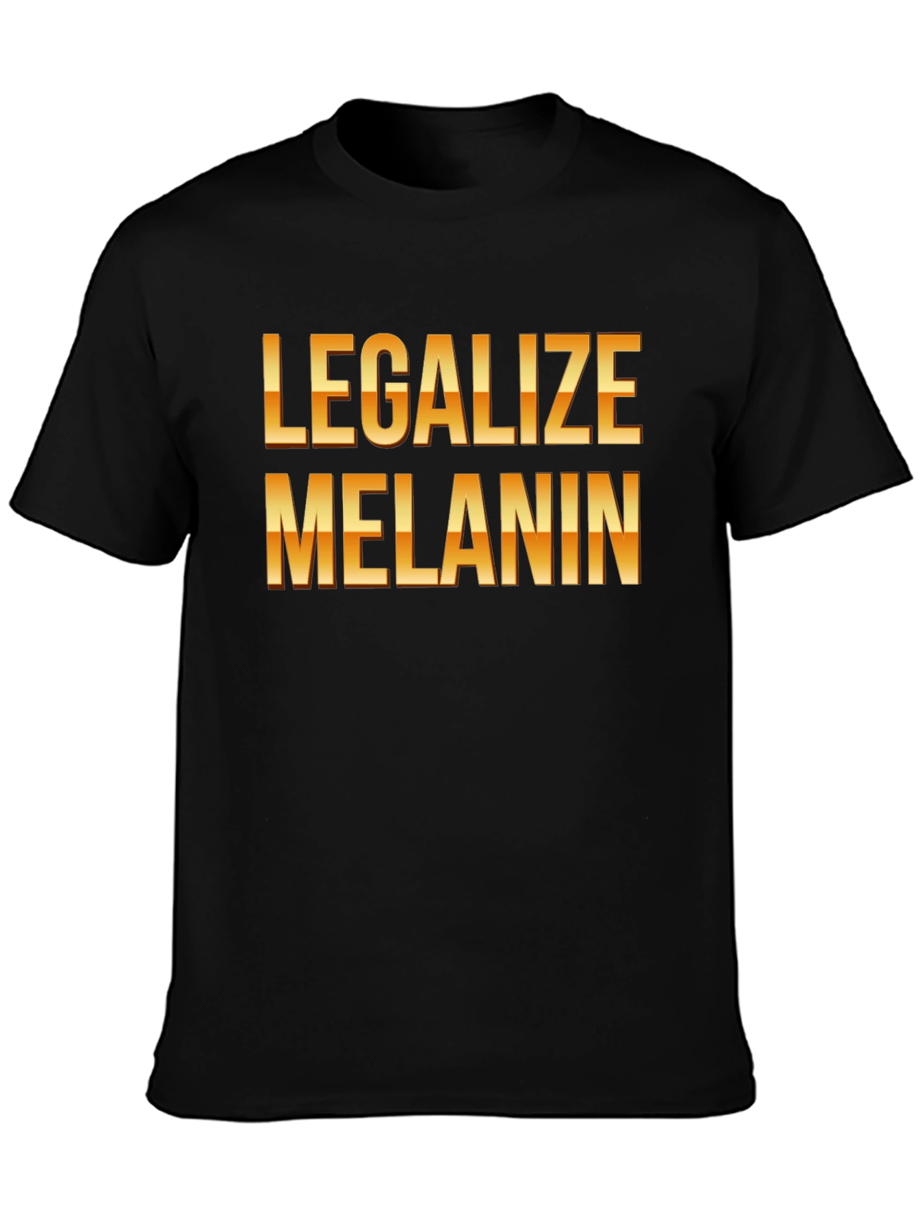 Legalize Melanin Black Graphic Tee