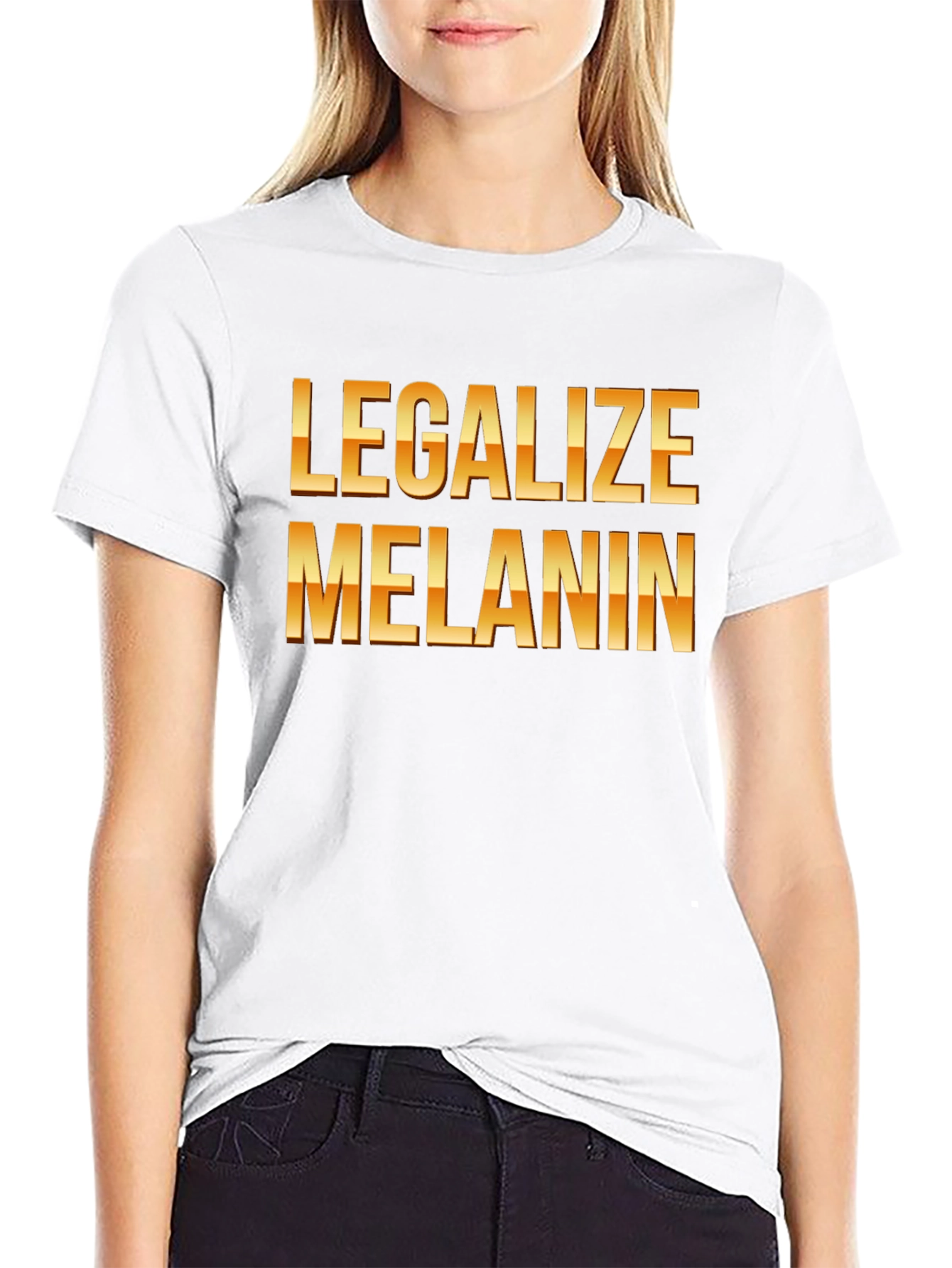 Legalize Melanin Black Graphic Tee
