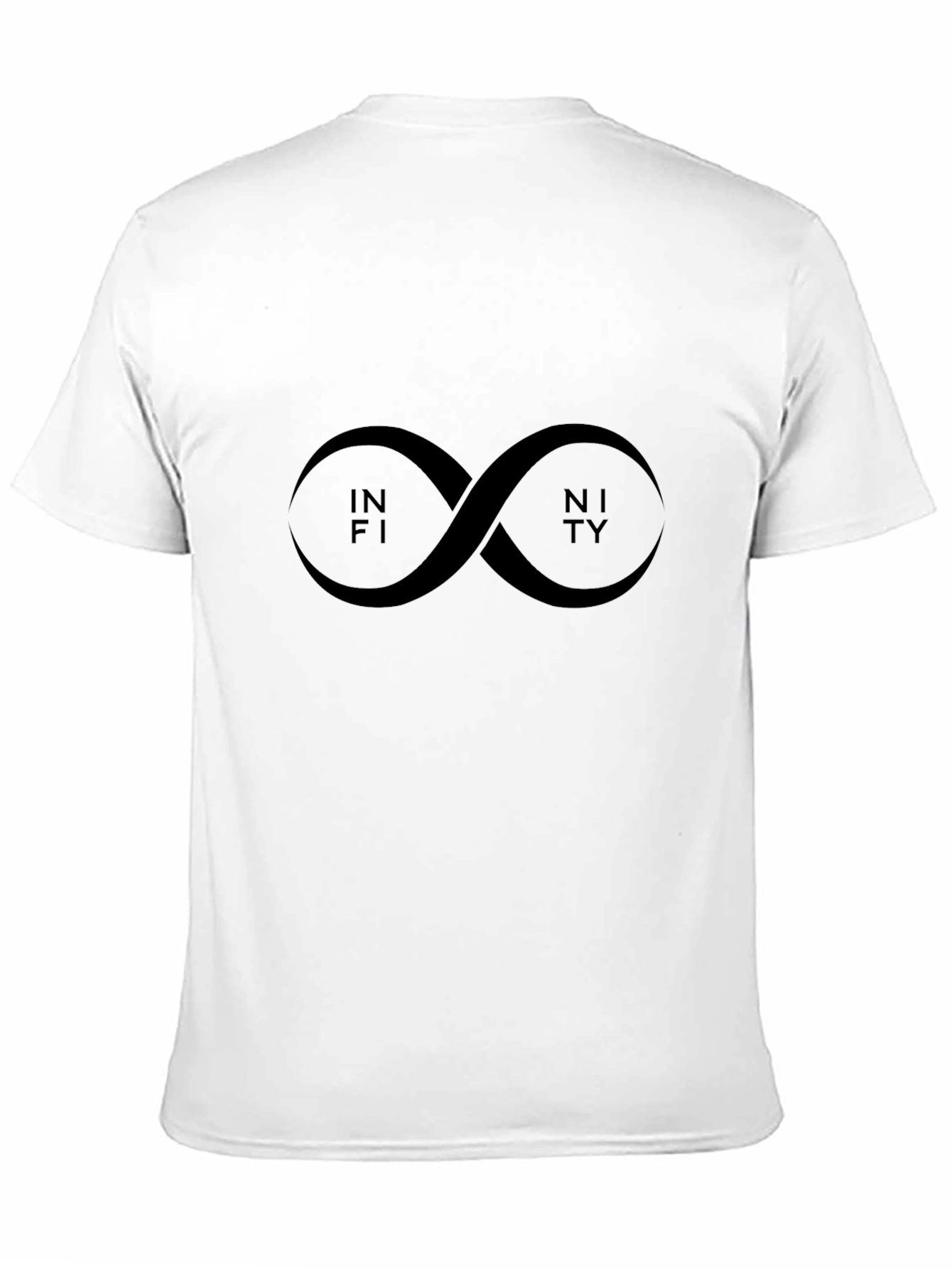 Infinity Symbol Black Graphic Tee